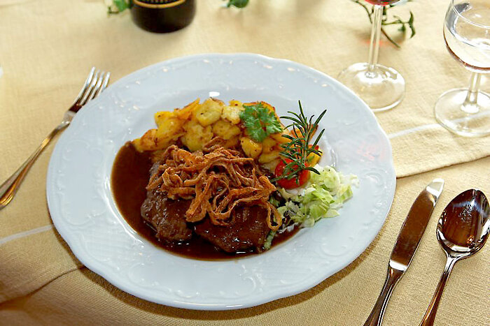 Bayrische Schmankerl im Gasthof Kraus im Bayerischen Wald